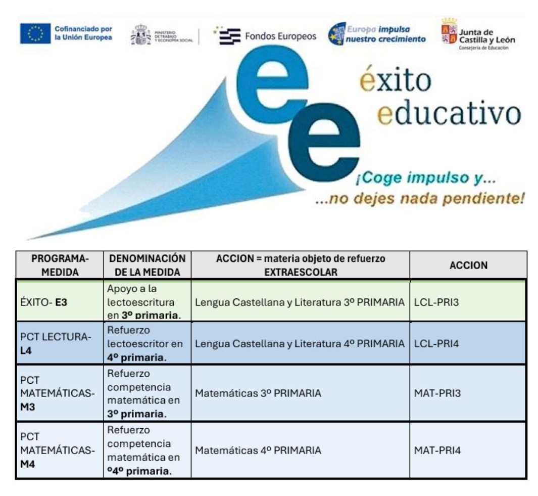 Logo éxito educativo