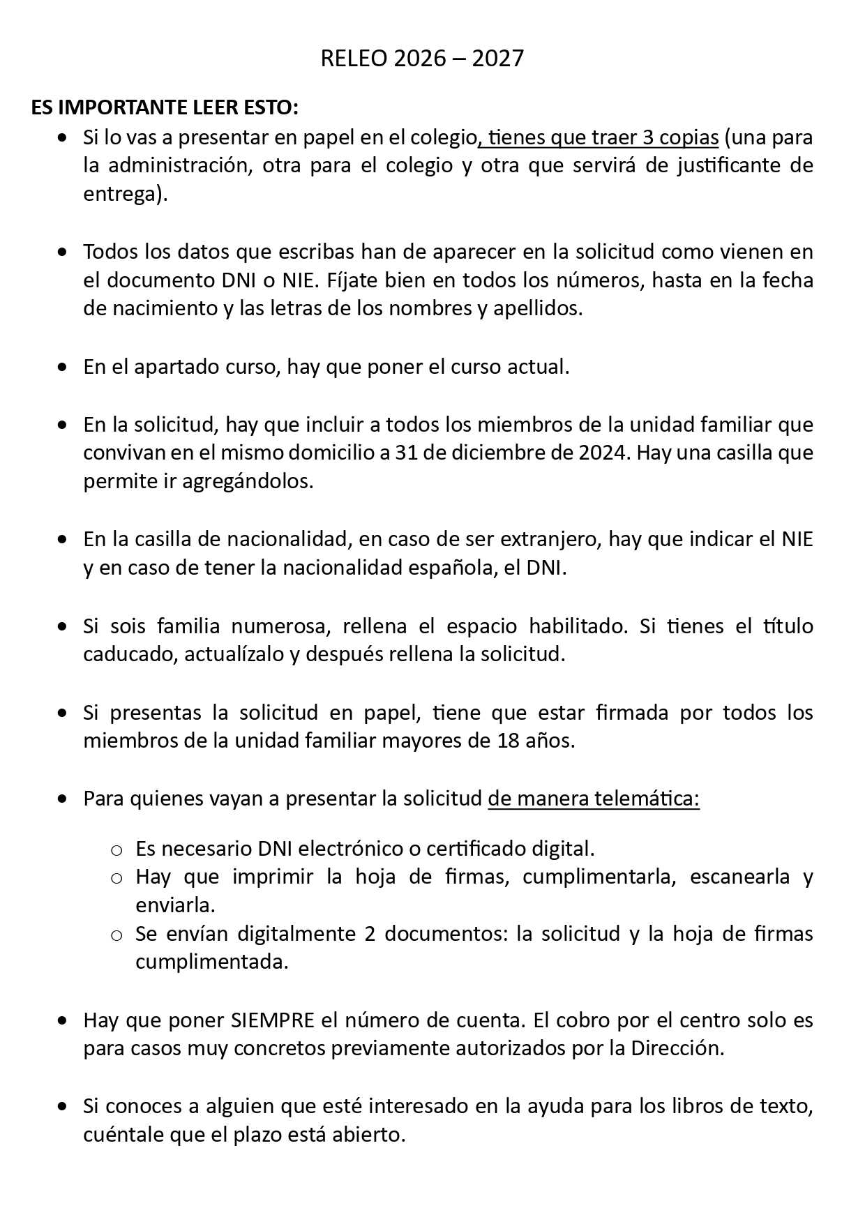 más información releo 26_27 más información releo 26_27